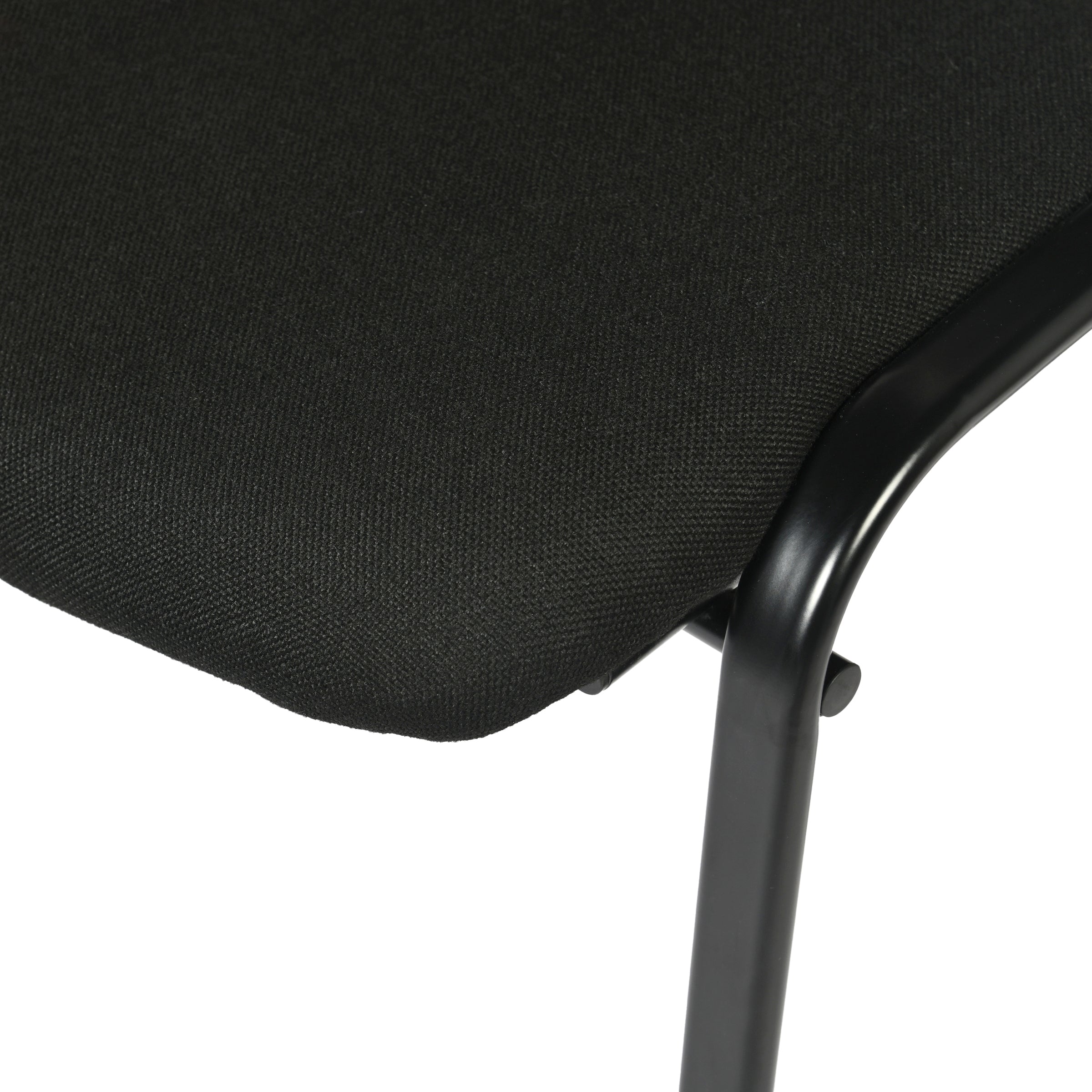 Modern Office Chair, Fabric Upholstery, Metal Frame - JACA