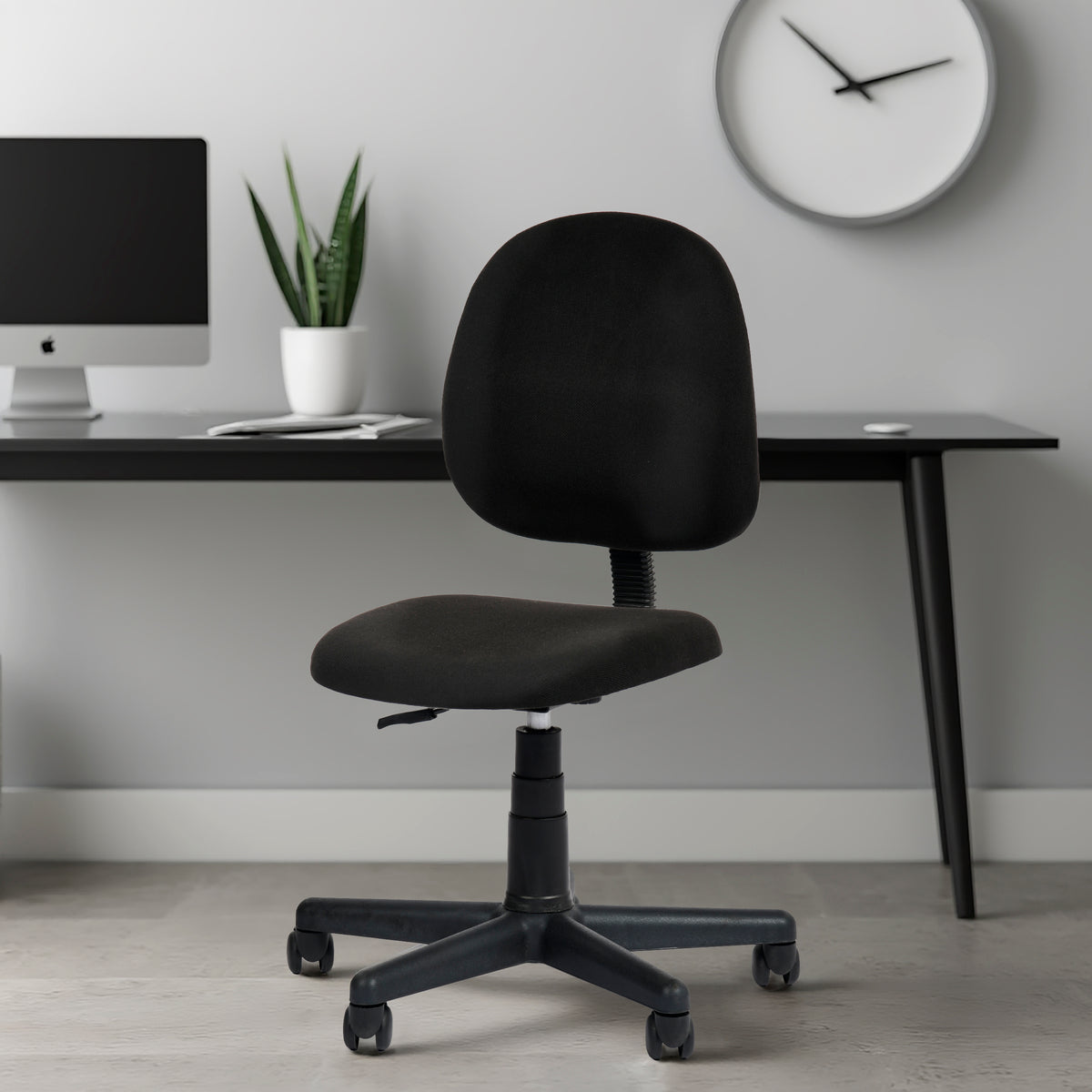 Modern Fabric Office Chair – ANTONIA BLACK