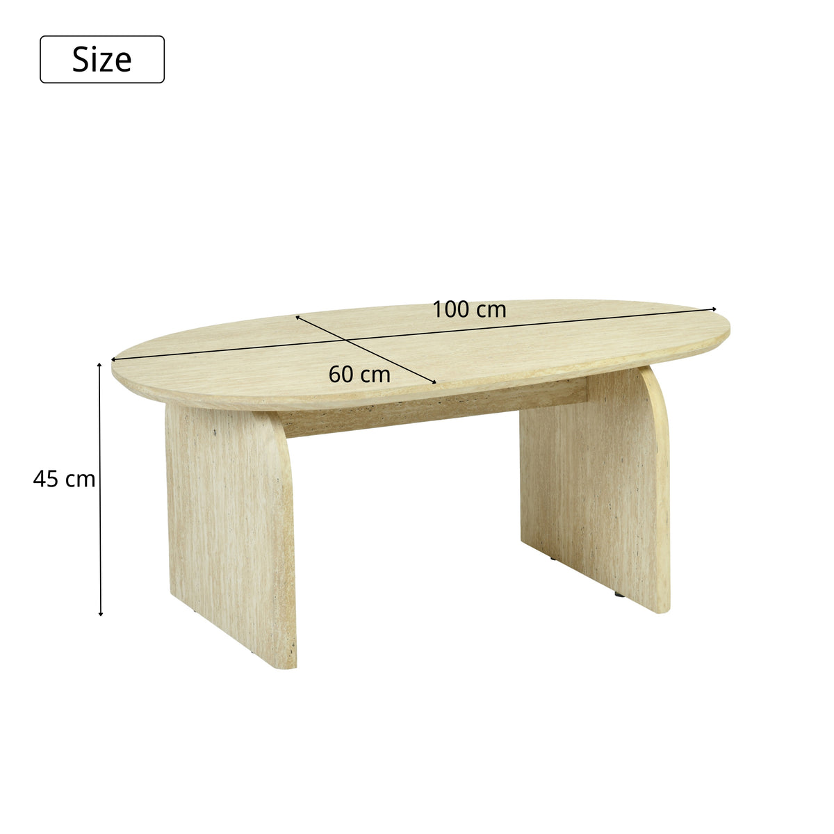 Hardiesse Modern Minimalist Coffee Table, Sleek Accent Design - ZUNO