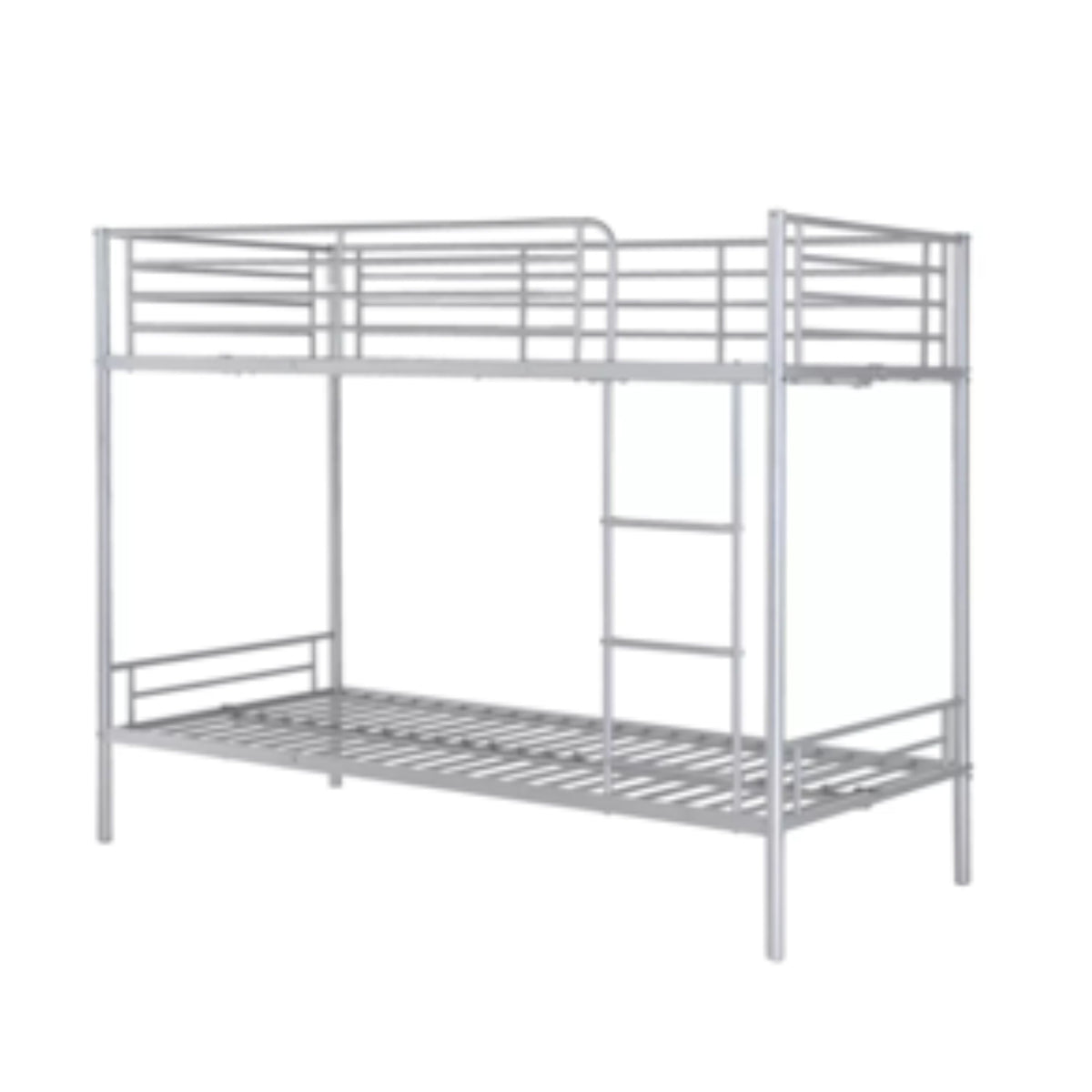 Modern Space-Saving Steel Bunk Bed - KELLER WHT