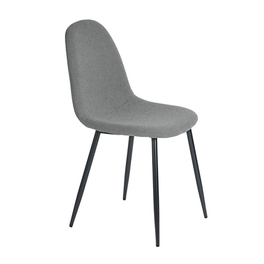 Charlton Light Grey Boucle Dining Chairs