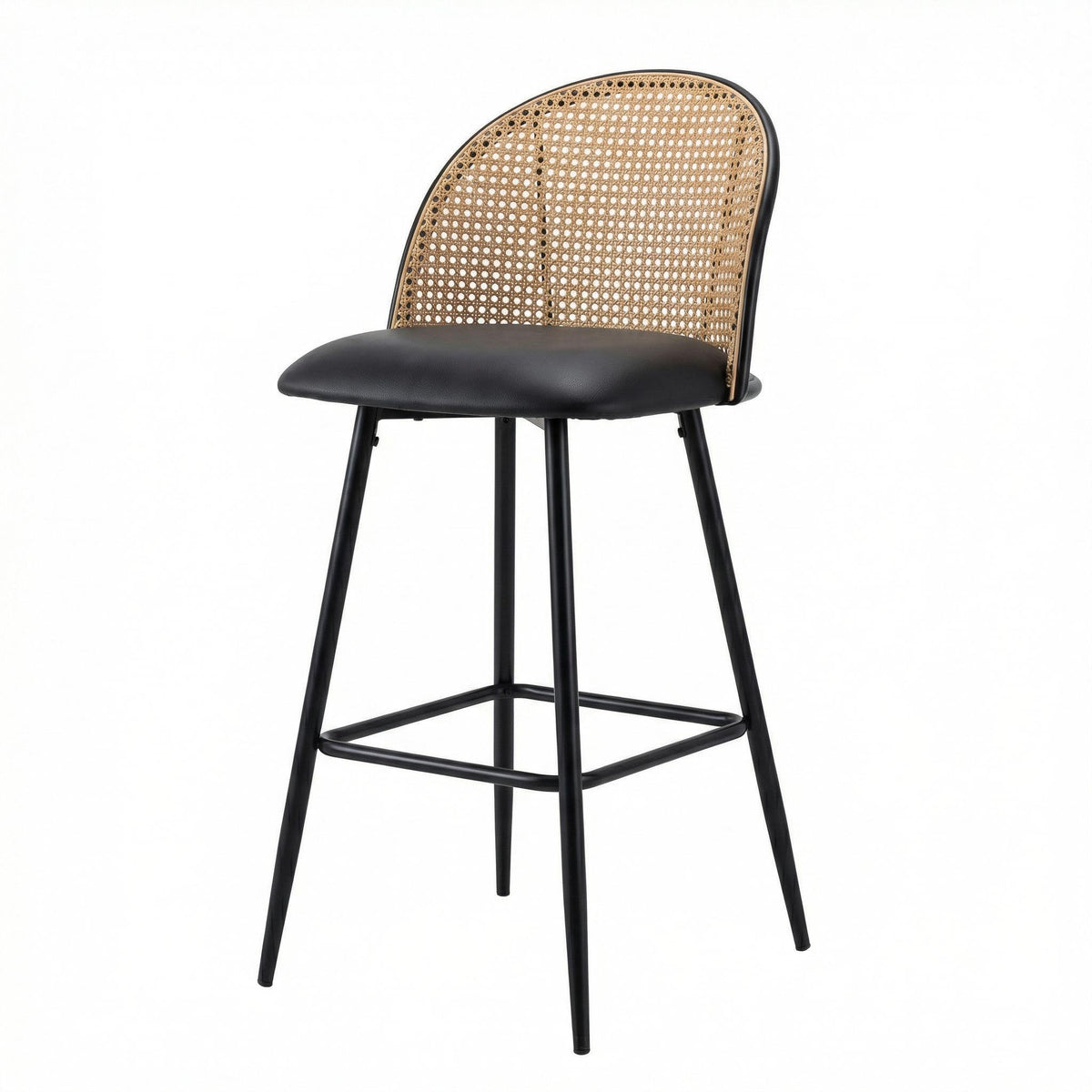 Otopolypus Modern Black Metal Bar Chair - KRYX