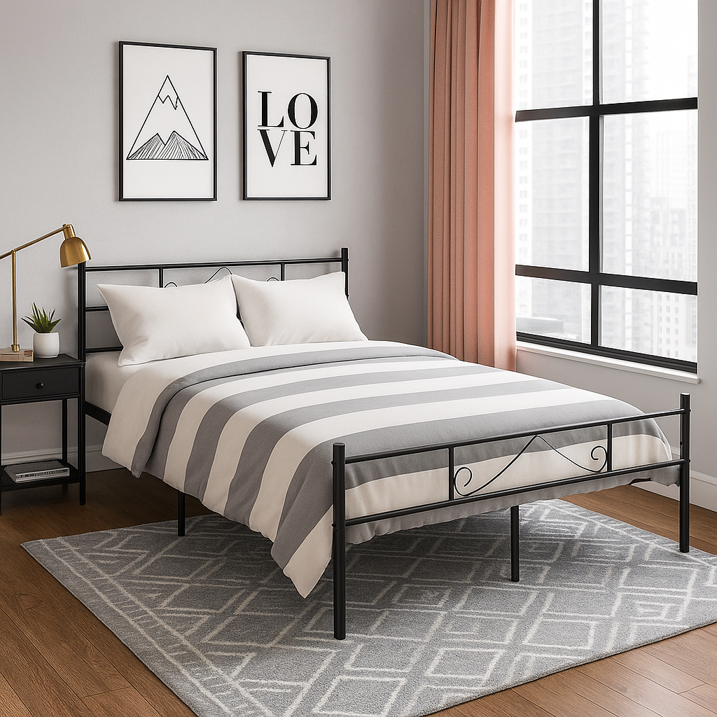 Beard Black Bedframe