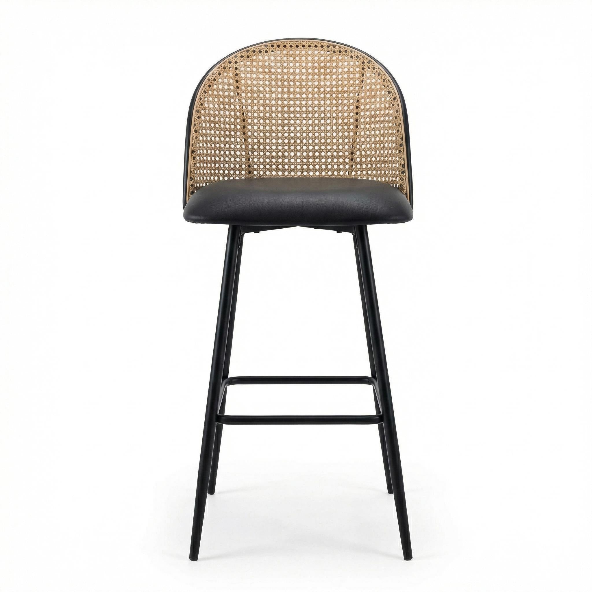 Otopolypus Modern Black Metal Bar Chair - KRYX