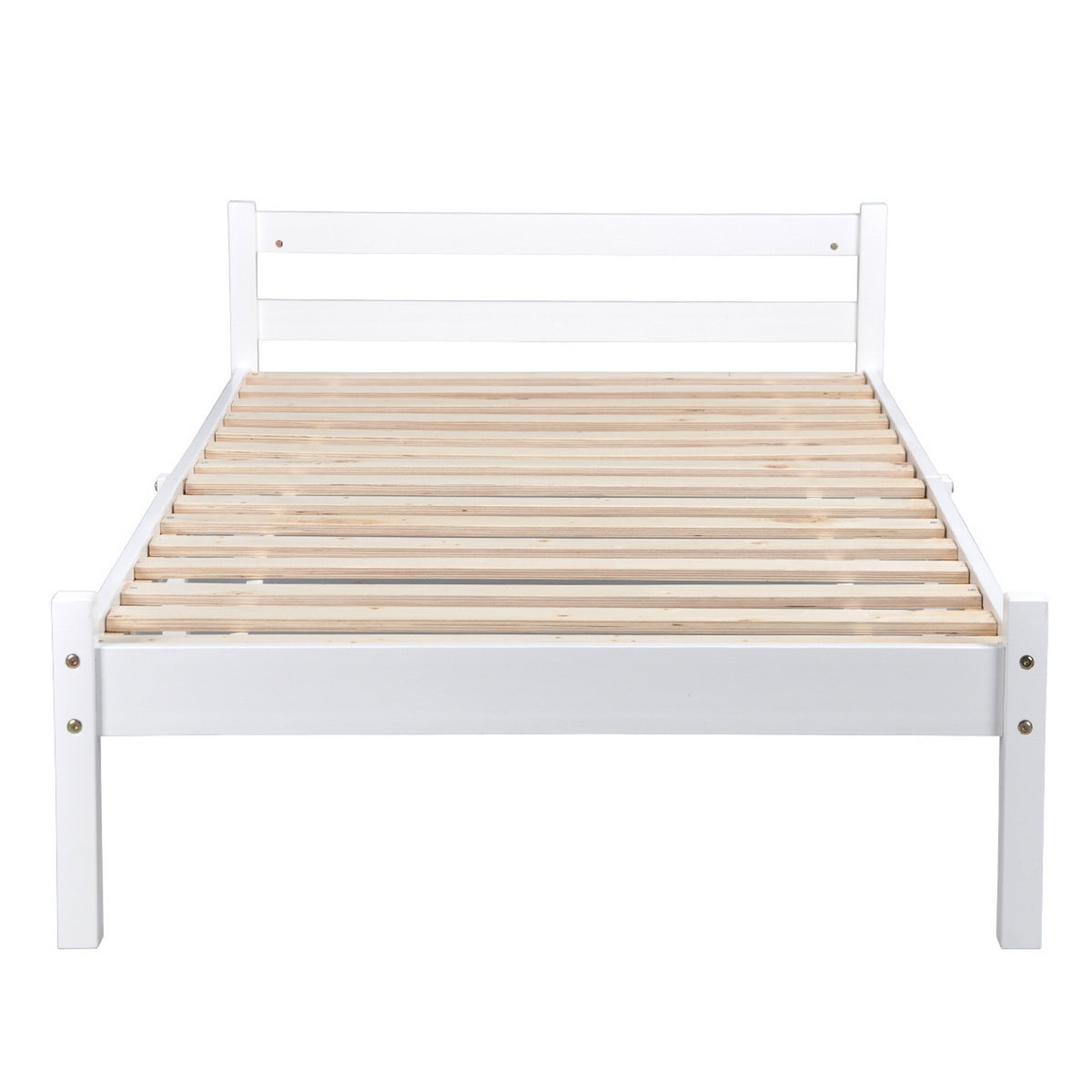 Firenze White Wooden Bedframe