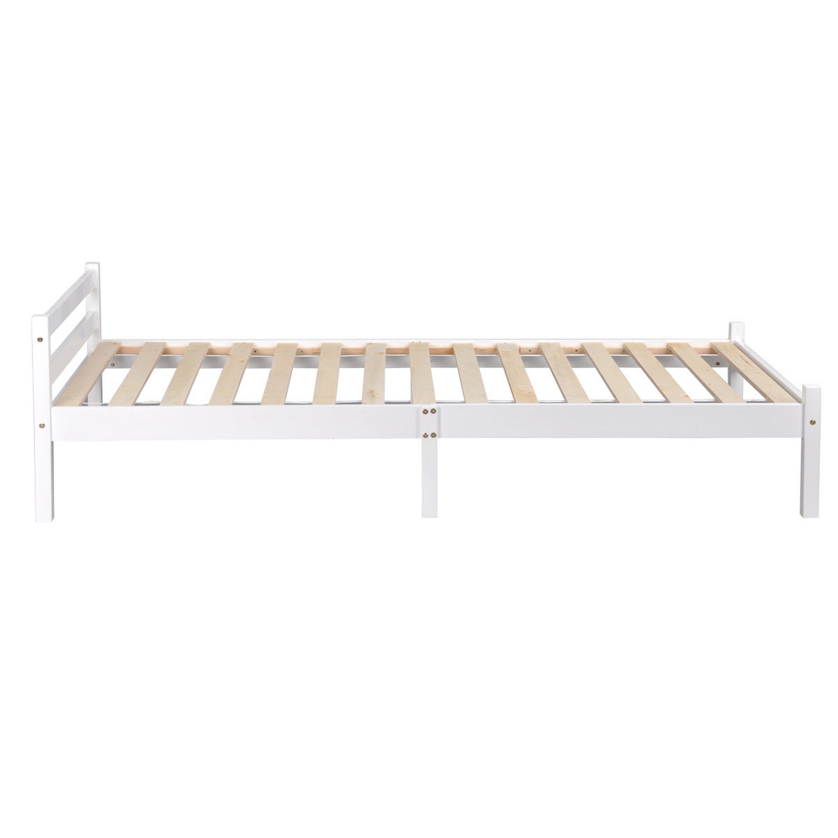 Firenze White Wooden Bedframe