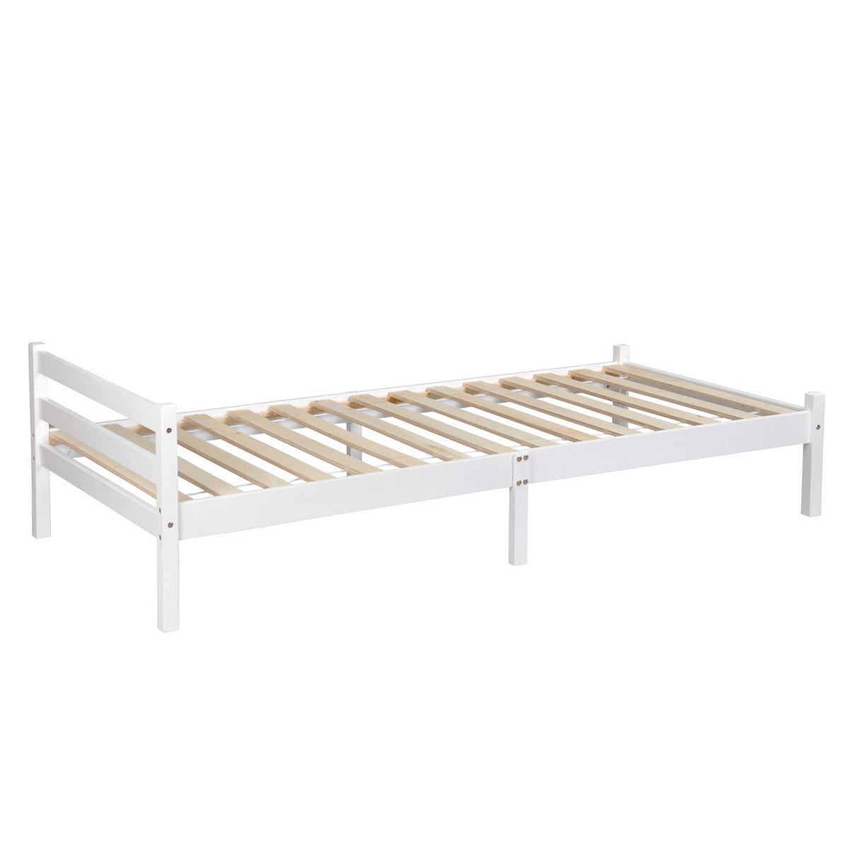 Firenze White Wooden Bedframe