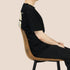 Modern Suede Dining Chair, Metal Frame - CHARLTON SUEDE BROWN FRASERS