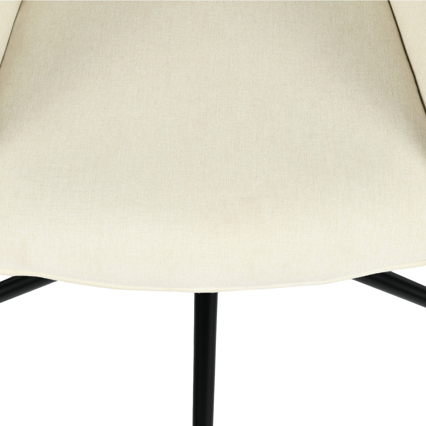 Modern Ergonomic Office Chair, Fabric Upholstery – KASA BEIGE