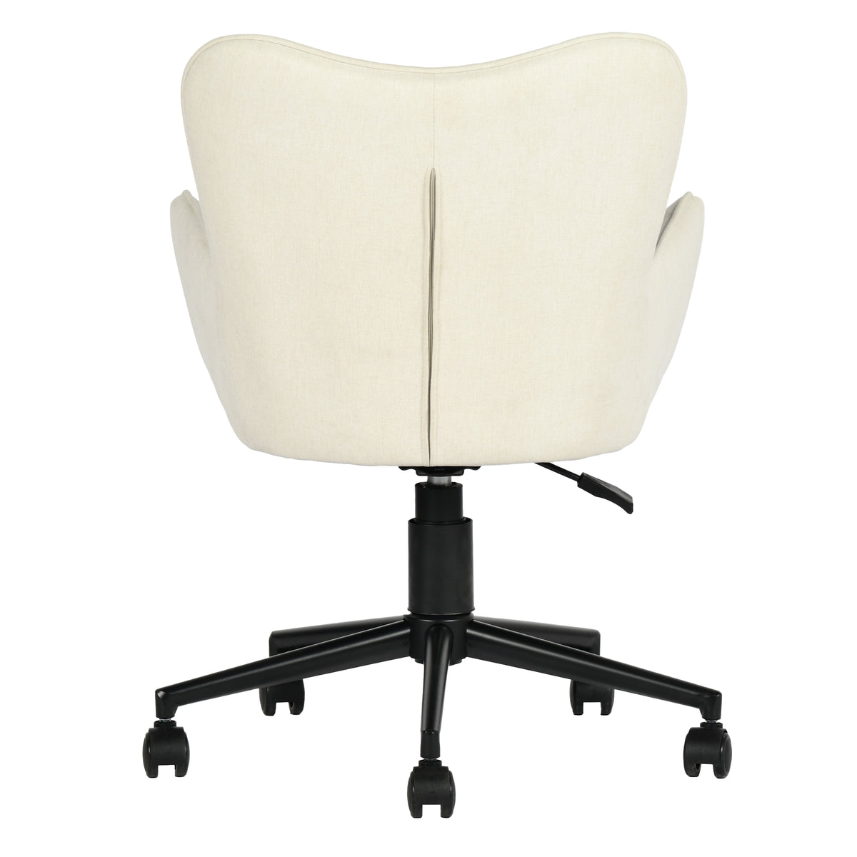 Modern Ergonomic Office Chair, Fabric Upholstery - KASA BEIGE