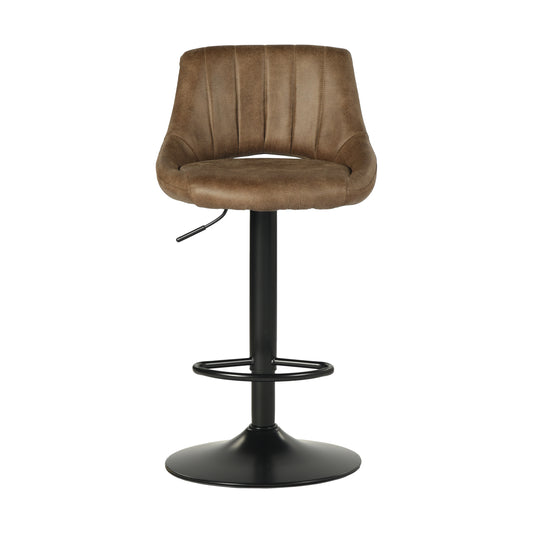 Modern Bar Stool, Fabric Adjustable Seat - AFRA BAR