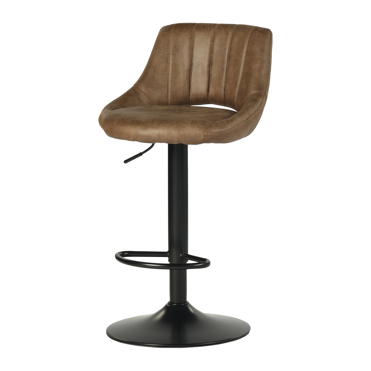 Modern Bar Stool, Fabric Adjustable Seat - AFRA BAR