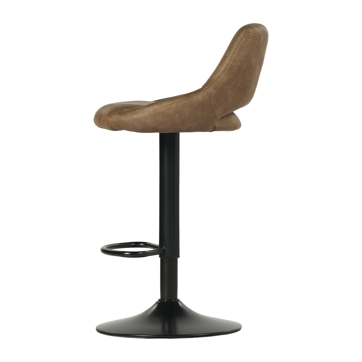 Modern Bar Stool, Fabric Adjustable Seat - AFRA BAR