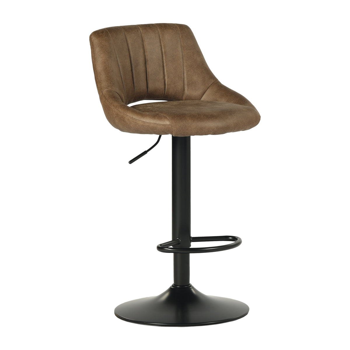 Modern Bar Stool, Fabric Adjustable Seat - AFRA BAR