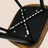 Modern Suede Dining Chair, Metal Frame - CHARLTON SUEDE BROWN FRASERS