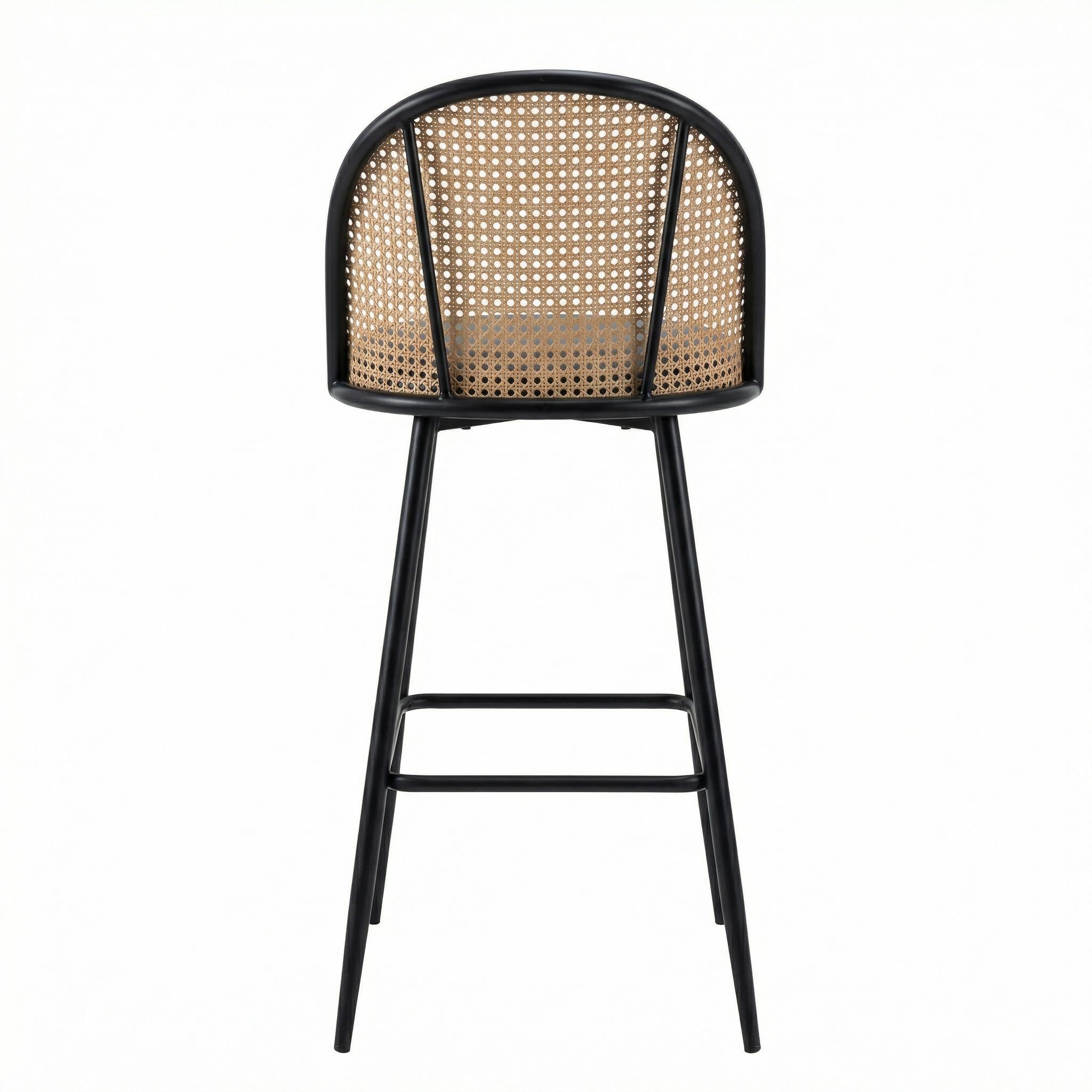 Otopolypus Modern Black Metal Bar Chair - KRYX