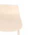 Modern Beige Bar Stool, PP Seat & Metal Legs - LAMER BEIGE