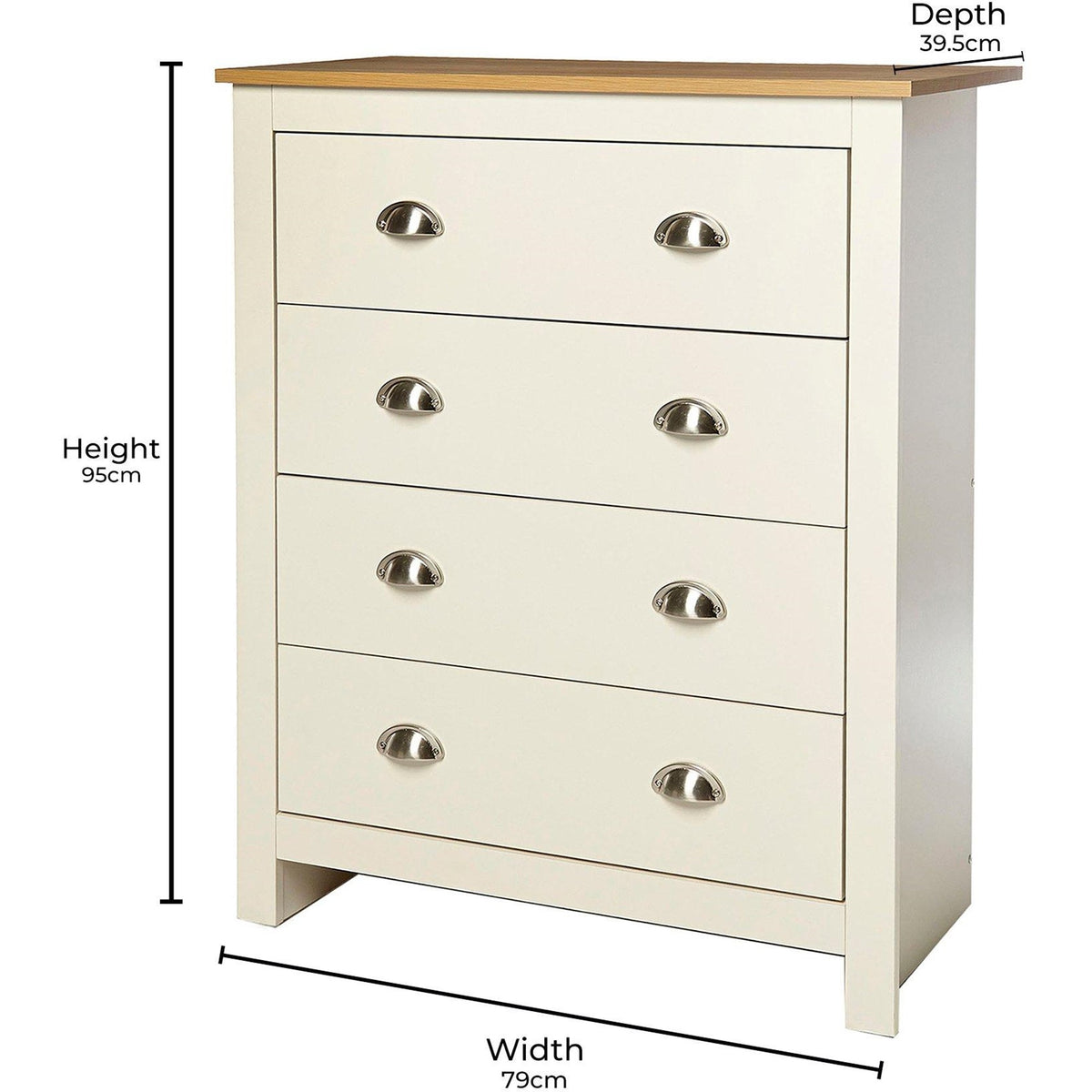 Modern Grey Bedroom Set, Particleboard & MDF - LANCASTER 3PC SET GREY