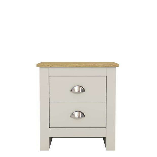Modern Grey Bedroom Set, Particleboard & MDF - LANCASTER 3PC SET GREY