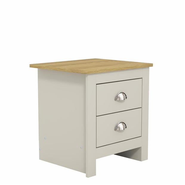 Modern Grey Bedroom Set, Particleboard & MDF - LANCASTER 3PC SET GREY