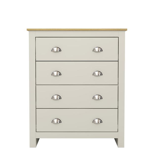 Modern Grey Bedroom Set, Particleboard & MDF - LANCASTER 3PC SET GREY