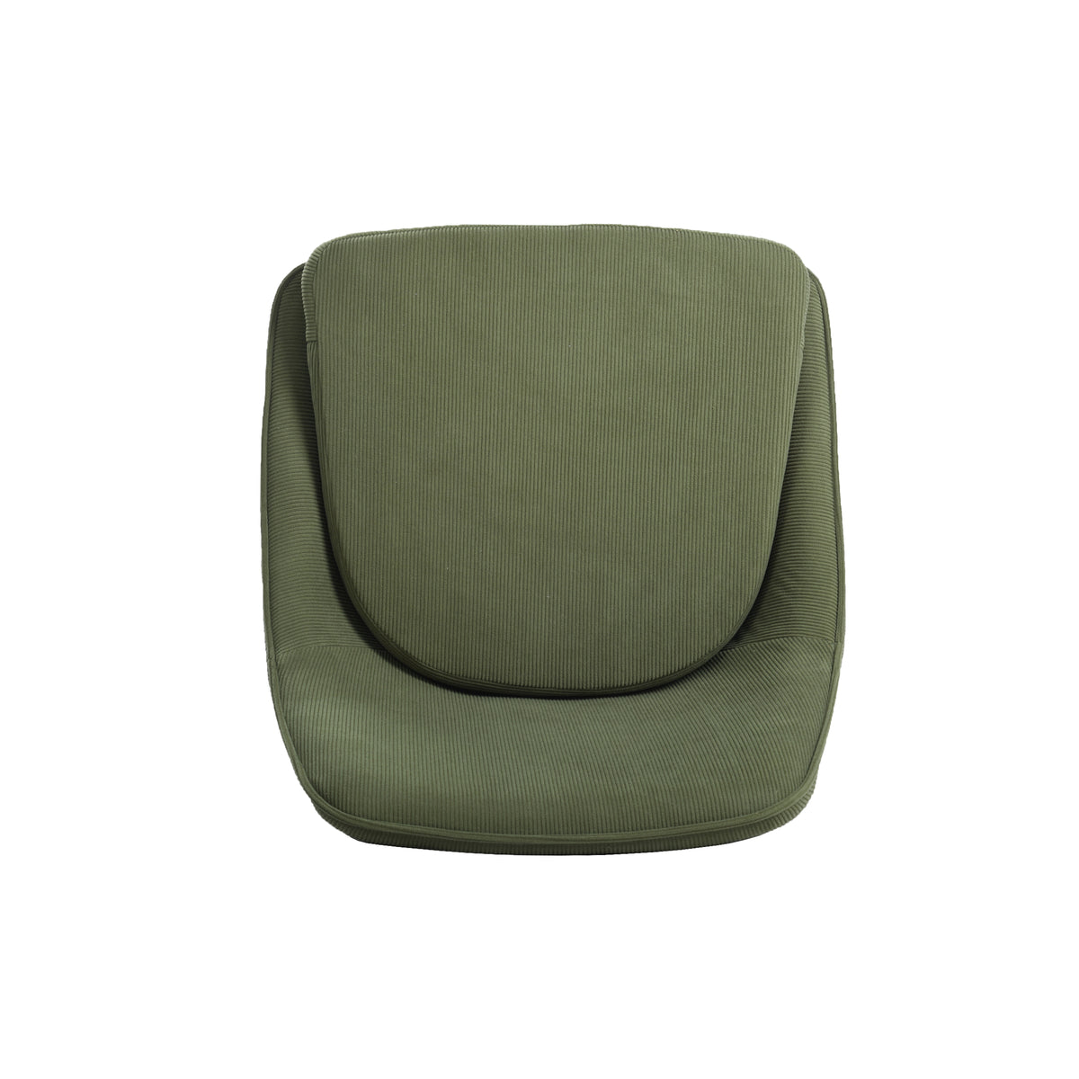 Modern Corduroy Bar Stool, Metal Frame - LAKERS H66 GREEN
