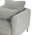Modern Velvet One-Seater, Black Legs - MAKULA GREY