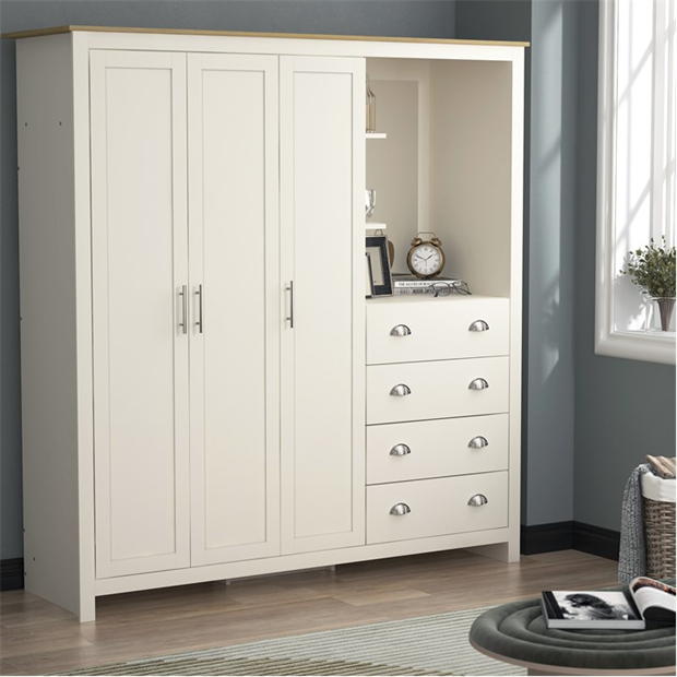 Modern Storage, Particleboard Structure - LANCASTER COMBINE UNIT BEIGE