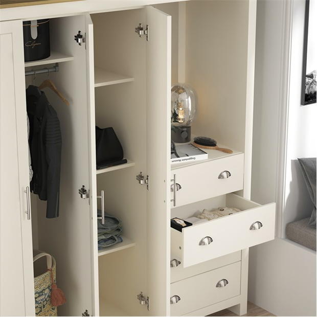 Modern Storage, Particleboard Structure - LANCASTER COMBINE UNIT BEIGE