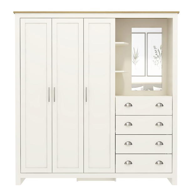 Modern Storage, Particleboard Structure - LANCASTER COMBINE UNIT BEIGE