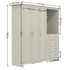 Modern Grey Storage, Particleboard & MDF - LANCASTER COMBINE UNIT GREY