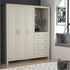 Modern Grey Storage, Particleboard & MDF - LANCASTER COMBINE UNIT GREY
