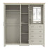 Modern Grey Storage, Particleboard & MDF - LANCASTER COMBINE UNIT GREY
