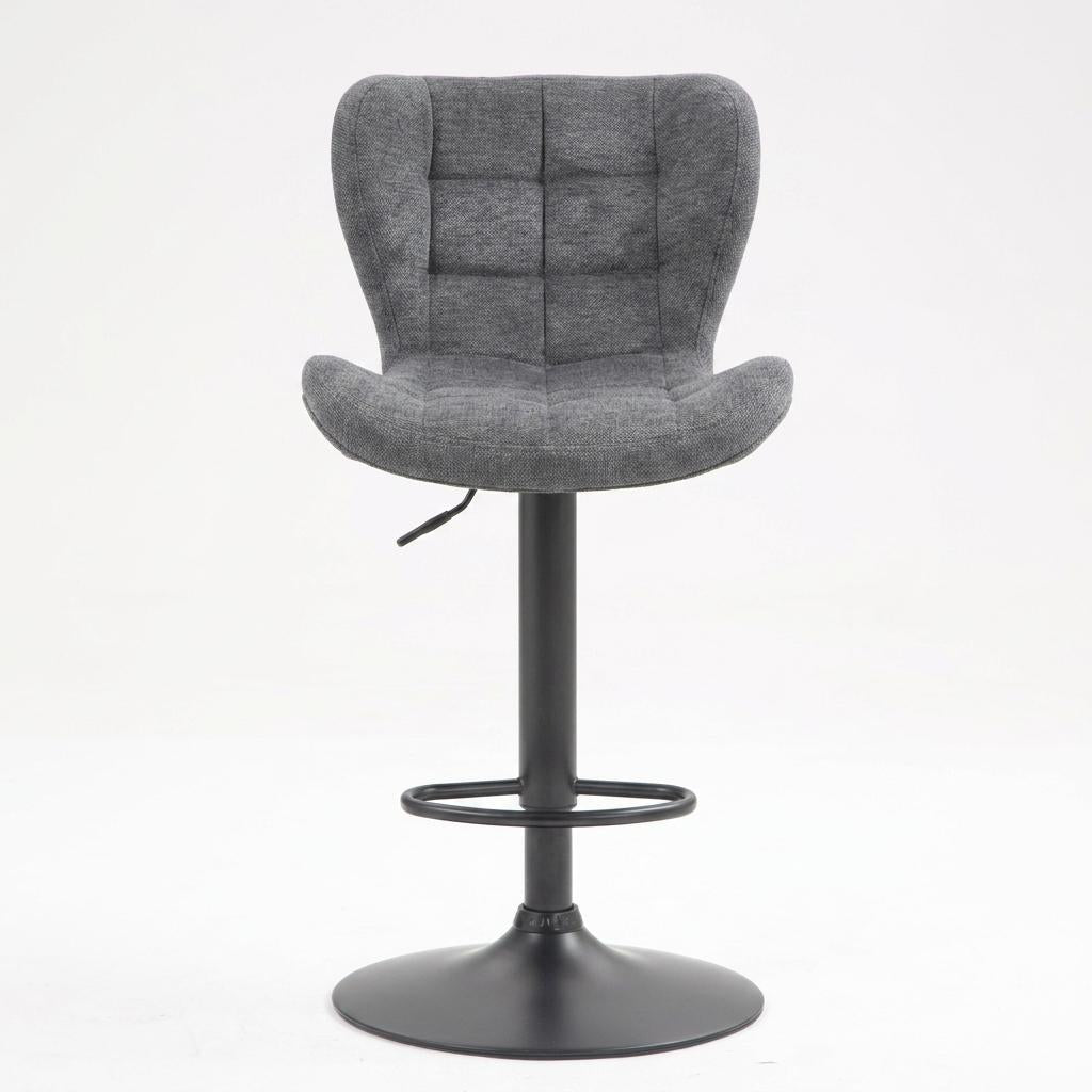 Modern Bar Stool, Fabric Adjustable - ACTAPO-LIGHT BLUE