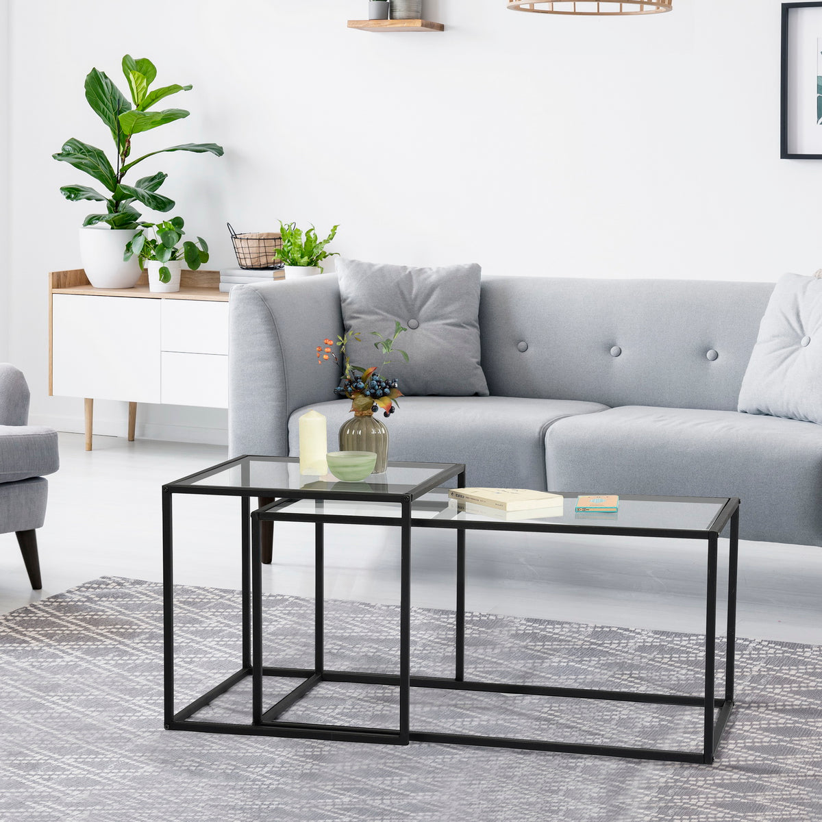 Adomo Glass Coffee Table