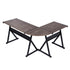 Akapo Walnut L Shape Desk