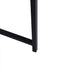 Modern Oak Desk, MDF & Steel Frame - ALASKA OAK BLACK LEG A