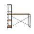 Modern Oak Desk, MDF & Steel Frame - ALASKA OAK BLACK LEG A
