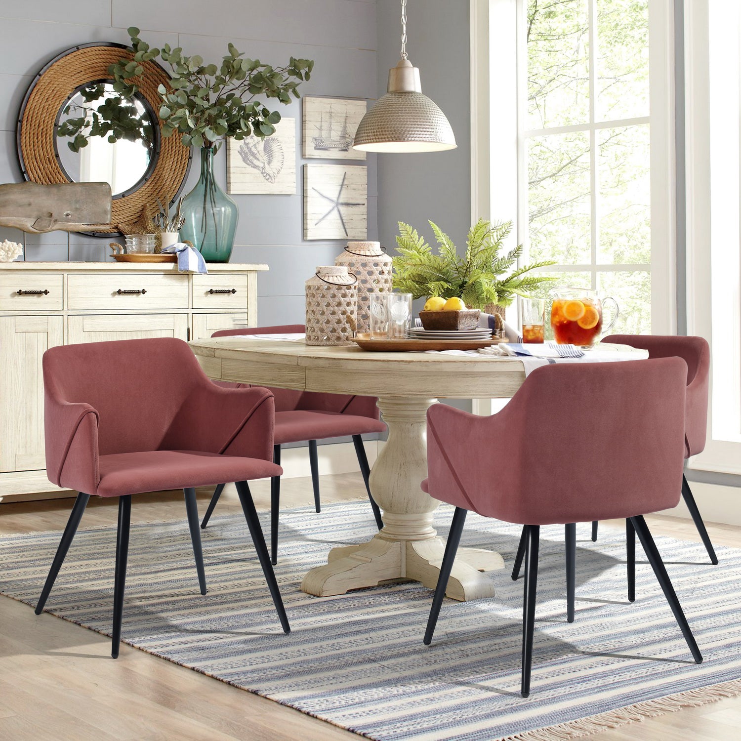 ALDRIDGE FROSTED ROSE Dining Chair
