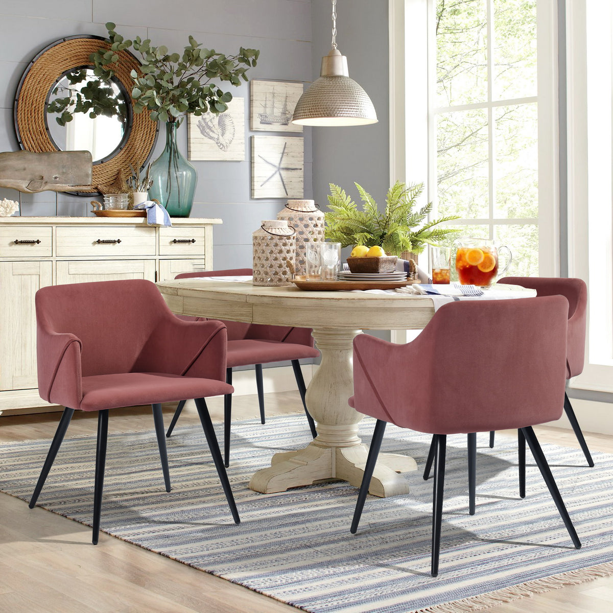 ALDRIDGE FROSTED ROSE Dining Chair