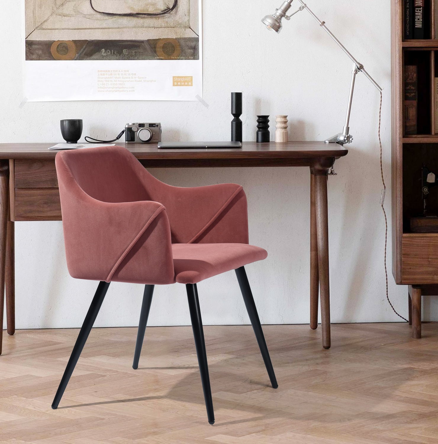 Aldridge Dining Chair With Black Leg