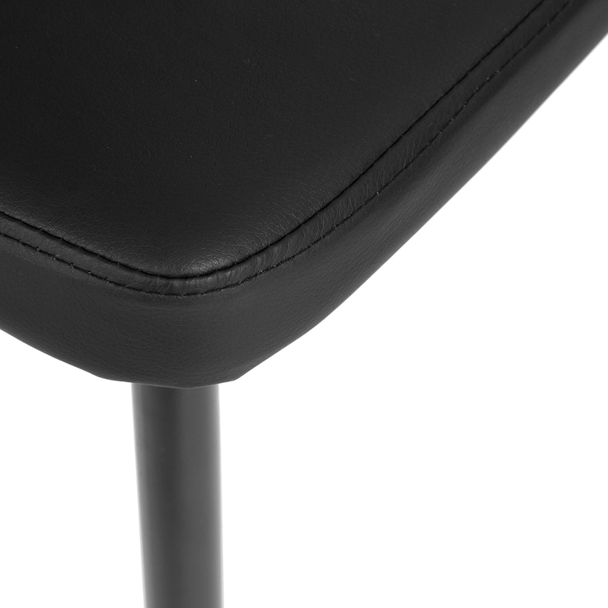 Ann Black Pvc Nl 4Pcs Dining Chairs