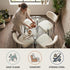 Modern Space-Saving Glass Dining Set - ANTONIA SPACE SAVING DINING SET