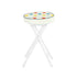 Polkadot Folding Stool, PU Cushion - APPLE COLOR POLKADOT A