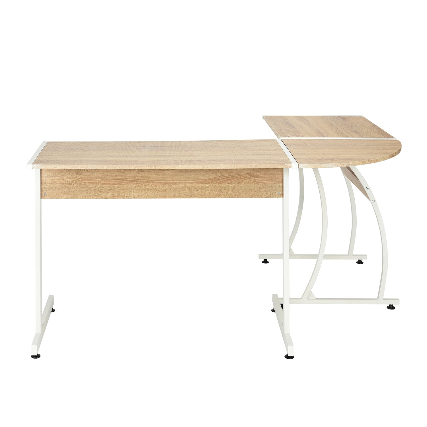 Arlette Wooden L Shape Office Desk