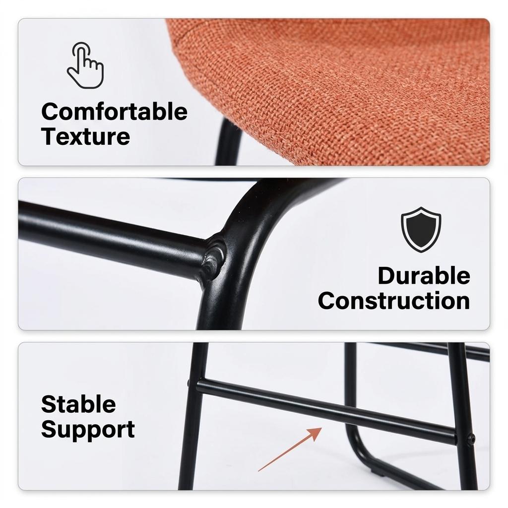 ARLO ORANGE – Grey Barstool