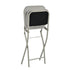 Modern Folding Metal Chair - ARNAINS GREY