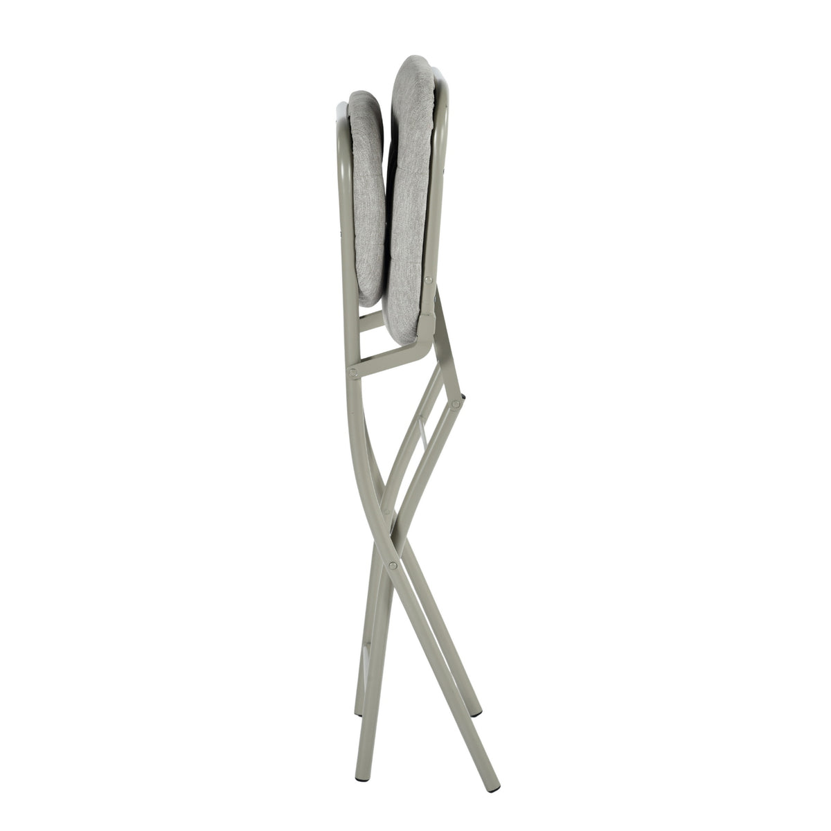 Modern Folding Metal Chair - ARNAINS GREY