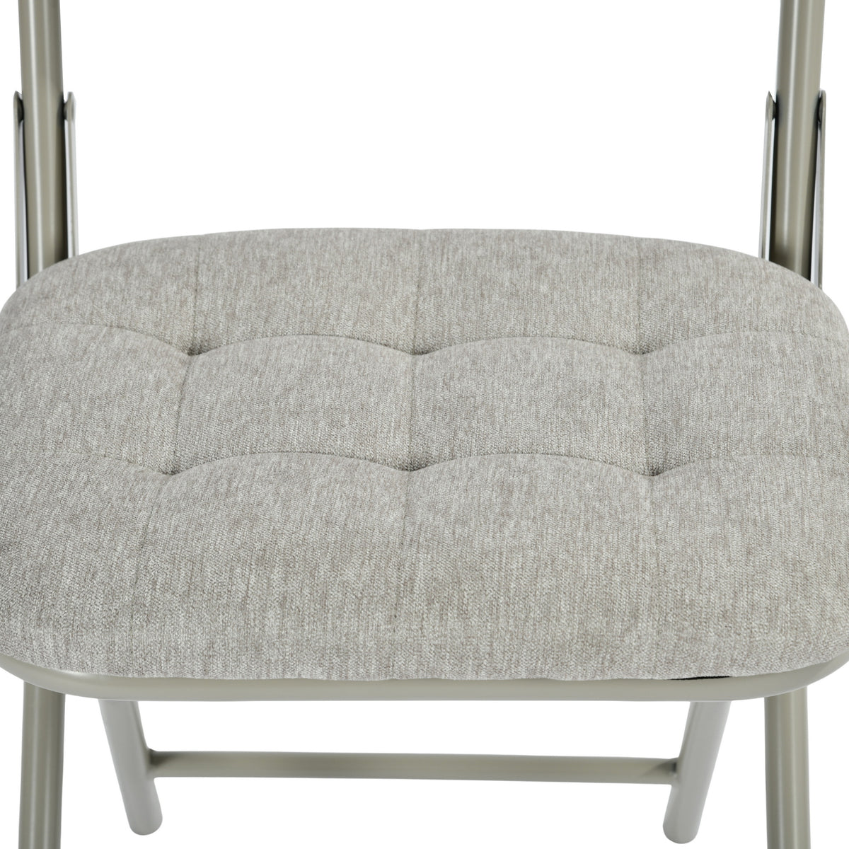Modern Folding Metal Chair - ARNAINS GREY