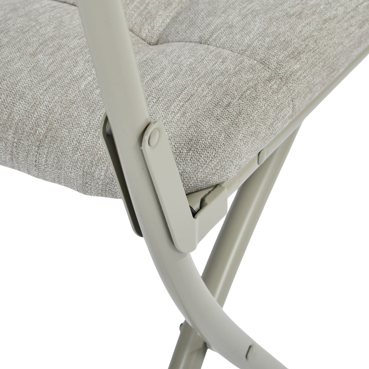 Modern Folding Metal Chair - ARNAINS GREY